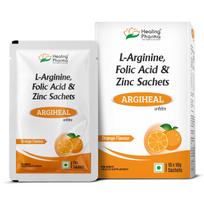 Healing Pharma - ARGIHEAL 3g L-Arginine Powder Sachets | Supports Stamina, Blood Flow & Muscle Recovery | Pre-Workout Supplement For Men & Women