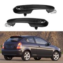 Priekinė kairė+dešinė išorinė durų rankena Hyundai Accent 2006-2011 black
