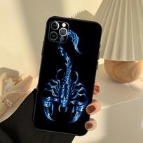 Scorpion Case For iPhone 11 12 13 14 15 16 Pro Max Cover For iPhone 13 12 Mini XR X XS Max Plus iPhone 14 Pro beige