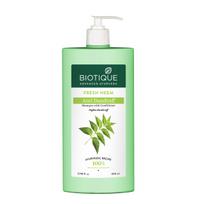 Biotique Fresh Neem Anti Dandruff Shampoo and Conditioner | Controls Dandruff | Eliminates Dryness, Flaking, and Itching | Hair Looks Fresh and Lus beige