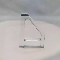 Premium Ps5 Triangle Stand Slim Horizontal Holder Crafted From Transparent Plastic For Console Cooling Needs gray
