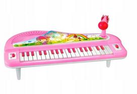 [PACZA] Pink mini piano keyboard for children with legs, 37 keys, N68