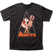 The Adicts Clockwork Monkey Mens T Shirt Rock And Roll Classic Band Tee Black 3XL black