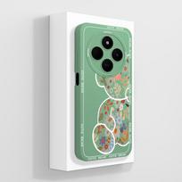 For Poco C75 C65 C55 Case Cute Panda Soft Liquid Silicone Phone Back Cover For Xiaomi Poco C 75 65 55 High Quality Couple Funda Poco C75 white