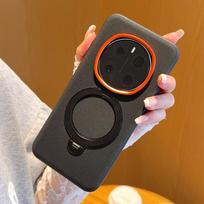 For Honor Magic 7 7 Pro 6 6 Pro solid color rotating magnetic stand anti-drop and anti-fingerprint phone case For Magic 7 juoda