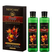 NEYCARE Vaisių Acto Plaukų Dažai Vyrams Ir Moterims NATŪRALIAI JUODI 500ML X2 green