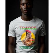 Ibrahim Traore Burkina Faso Tees Modern Pan African Shirt Printable Ibrahim Traore T Shirt Burk M white