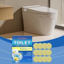 12Pcs Lemon Scent Toilet Cleaning Effervescent Tablets Remove  Stains Odor Yellowing Lasting Freshness A Must-Have For Home brown