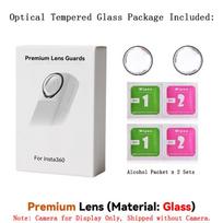 For Insta360 X5 Lens Guard Glass Lens Guard  Premium Lens Protector Removable Protective Lens Cover for Insta 360 X5 Accessories gray