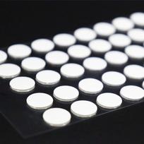 Silicone Long Nails Keyboard Stickers Raised Pad 3D Keyboard Stickers  Girls Film 10*0.8mm gray