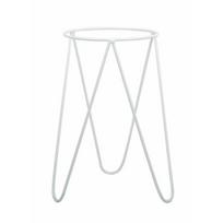 Modernus gėlių stovas, baltas, 50 cm