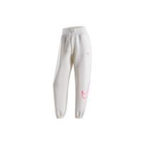 Nike Sportswear Logo Drawstring Knit Joggers Women Bottoms Sail-White FZ6558-133 XL white