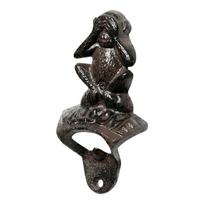 Monkey Shaped Bottle Opener Wall Decoration Kitchen Tool For Offices And Home Accessories Party Supplies black