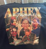 Aphex Twin Black Short Sleeve Tshirt size S5XL Unisex T-Shirt S beige