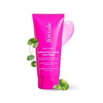 Foxtale Oil & Acne Control Face Wash | 2% Salicylic Acid + Niacinamide + Cica + Hyaluronic Acid | Fights Acne, Controls Oil & Soothes Skin | For Oi purple