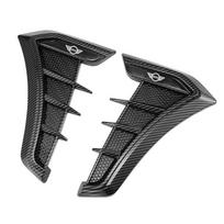 Automobilio anglies pluošto šoninė apdailos plokštė, kėbulo sparnas, šoninis lipdukas BMW MINI Cooper One JCW F54 F55 F56 F57 Clubman Countryman Cabrio djpxh44 black