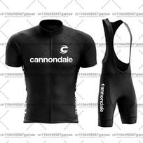 Cannondale Pro Cycling Dviračių Džersio Rinkinys Vyriškas Vasarinis Kvėpuojantis Dviračių Džersis Su Petnešomis Petnešų Šortai Rinkinys XS（old） black