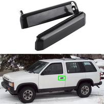 For Nissan Sentra 82-86 Pathfinder 1987-1995 Outside Front Door Handle Set Black