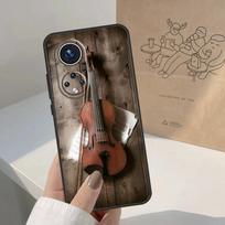 Elegant Violins Bow Sheet Music For Honor Magic 7 Lite 5 6 8 Pro Case For Honor 400 200 90 70 50 X8c X8b X9a X9b X9c X9d Win Honor 200 Pro gray