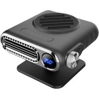 12V nešiojamas automobilio šildytuvas su skaitmeniniu temperatūros valdymu, nešiojamas šildytuvas, 150W greito atitirpinimo ir rasojimo šalinimo prietaisas gray