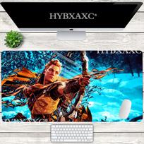 HYBXAXC Horizon Zero Dawn Gaming Mouse Pad Gamer Mouse Mat Large Mousepad XXL Desk Mat Computer Keyboard Mats 400X800X2MM