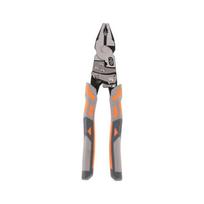 Industrial grade ratchet self-locking labor-saving steel wire pliers, multifunctional 9-inch electrician pliers, tool pliers gray