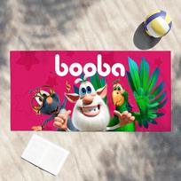 Cartoon B-Booba-S Cute Towel Shower Sauna Travel Spa Quick Dry Gym Accessories Soft Large Beach Towels 70cm×140cm green