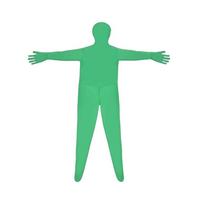 Full Body Suit Unisex Bodysuit Men Green Screen Adult Jumpsuit Full Body Bodysuit Jumpsuit Costume Women Bodysuit M žalia