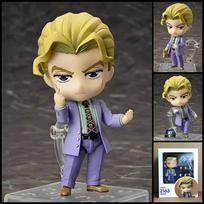 Jojos Bizarre Adventure #2163 Kira Yoshikage Kakyoin Noriaki Higashikata Josuke Dio Brando Kujo Jotaro Rohan Kishibe Model Gift gray
