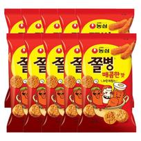 Nongshim Zzollbyung Spicy Flavor Crispy Noodle Snack 82g x 10 Packs