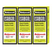 Baidyanath Isabgol Psyllium Husk Powder 100g Pack of 3 | Natural Digestive Fiber Supplement | Relieves Constipation & Acidity | Ayurvedic Laxati