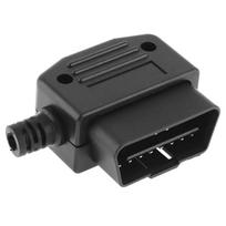 16 Pin OBD2 Scanner Adapter Easy Setups Fast Speed Signal Transfer Universal Car Diagnostic Connector 1 gray