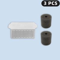 Compatible For ( Narwal Freo X Ultra ) Ag+ Sterilization Module Silver Ion, Water Tank Foam Filter Replacement Parts Accessories gray