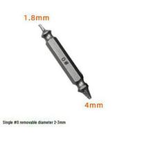 Double Head Screw Extractor & Removal Tool gray