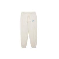 New Era SS22 Solid Color Logo Sweatpants Unisex bottoms Ivory 13350890 S white