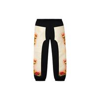 Supreme x Jean Paul Gaultier Floral Print Sweatpants 'White Black Yellow' Men's SUP-SS19-792 M beige