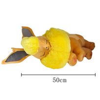 Miegojimo serija Eeveelution Vaporeon Flareon Dideli pliušiniai žaislai Aquali lėlė Mielas papuošalas Pripildytas pliušinis žaislas Pagalvė Pokémon dovana yellow