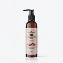 Ekologiškas Netra grynas linų sėmenų gelis su vitaminu E, nepaklusnių plaukų kontrolės ir garbanų fiksavimo gelis garbanotiems ir banguotiems plaukams, 200 ml black