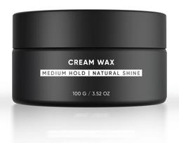 Dasher Cream Hair Wax For Men (100g), Texturizing Wax, Medium Hold & Natural Shine Puck, Professional Finish, Lightweight, Easy Wash, No Greasy B gray