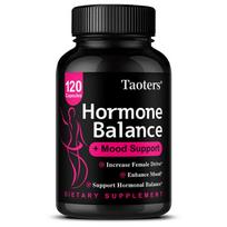 Hormonų pusiausvyros kapsulės su raudonojo makos šaknimi, natūralus žolelių maisto papildas, 120 daržovių kapsulių 120 Capsules