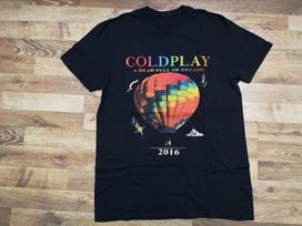 Coldplay Tour A Head Full of Dreams Short Sleeve Tee Unisex Shirt GS321 Unisex T-Shirt XL beige