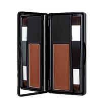 8G Hairline Cream with Mirror Brush Waterproof Sweat-proof Root Touch Up Hair Powder Men Women Instantly Thin Hair Eyebrow tamsiai ruda spalva