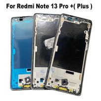 For Xiaomi Redmi Note 13 Pro + Plus 5G Middle Frame LCD Screen Front Frame Housing Bezel Chassis Plate Replacement NT13 PROPLUS  PURPLE