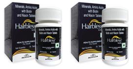 Hairbless Mankind Hair Supplement | With Biotin And Niacin | Gluten Free | Amino Acid, Minerals And Vitamins | Enriched With L-Cystiene | 30 Tablets