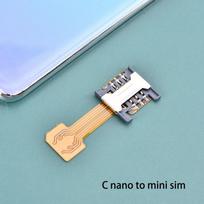Universal Tf Hybrid Sim Slot Dual Sim Card Adapter Micro Extender Nano C