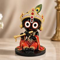 Divya Bal Jagannath Murti for Car Dashboard – 8.89 CM Resin Idol 8.89 CM beige