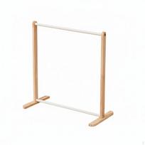 Naminių gyvūnų drabužių kabykla Medžio masyvo medžiaga Medinis stovas Tvirtos konstrukcijos Šuns drabužis 45*47cm Long beige