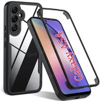 360 Pilnos apimties telefono dėklas Samsung Galaxy A56 A54 A36 A55 A16 A15 A35 A25 A53 A51 A34 A33 A32 A24 A23 A22 A14 A13 5G Funda Galaxy A54 5G&For Samsung juoda