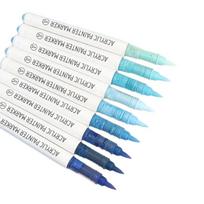 9 Pcs Acrylic Pen Acrylic Paint Pen Acrylic Paint Markers Acrylic Markers Set Craft Supplies for Drawing Pumpkin Stone white