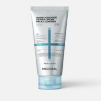 MEDIHEAL Derma Cream Pack Cleanser Madecassoside Soothing Barrier Cleansing Foam 120ml gray